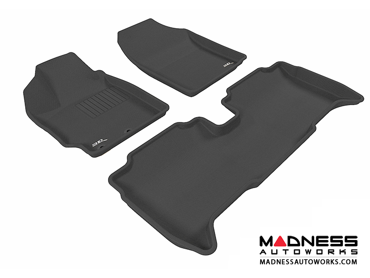 Scion XD Floor Mats (Set of 3) - Black by 3D MAXpider